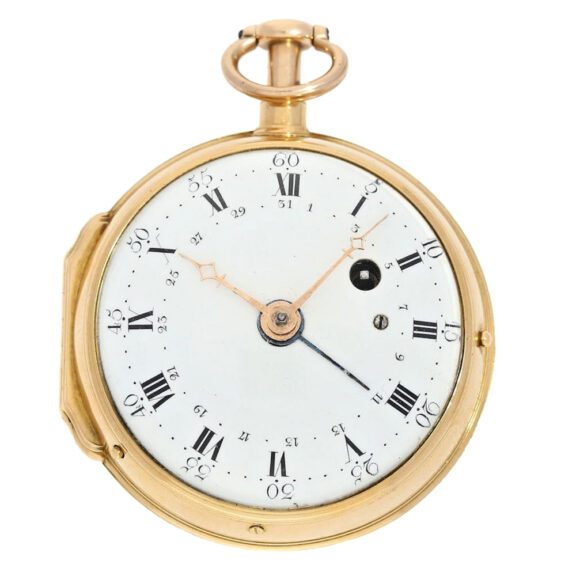 French gold quarter repeating a toc verge watch Circa 1740 French gold quarter repeating a toc verge watch Circa 1740
