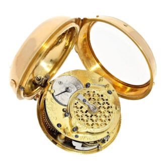 French gold quarter repeating a toc verge watch Circa 1740 French gold quarter repeating a toc verge watch Circa 1740