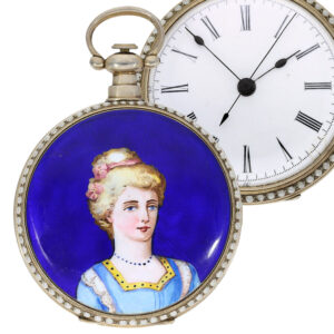 Swiss watch with centre seconds for the Chinese Market Circa 1875