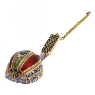 Swiss pendant watch in the shape of a mandolin Circa 1820