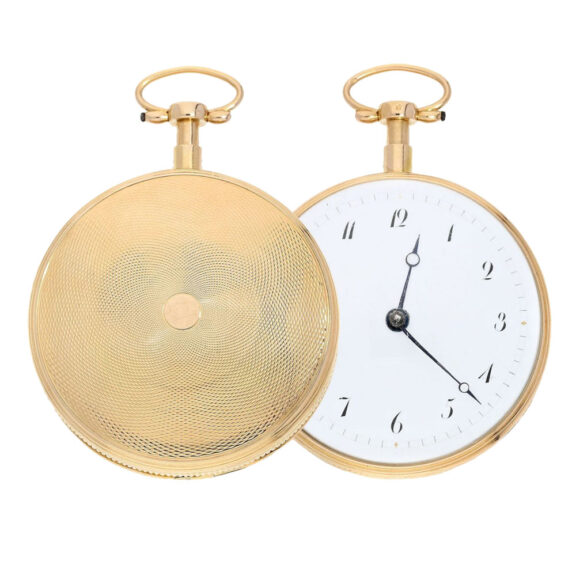French gold quarter repeating cylinder watch Circa 1820 French gold quarter repeating cylinder watch Circa 1820