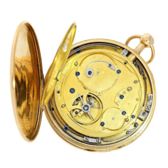 French 20K gold repeater with virgule escapement Circa 1798