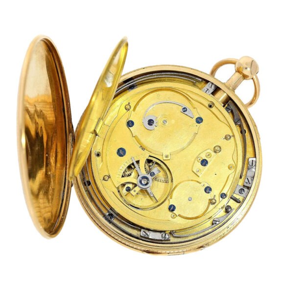 French 20K gold repeater with virgule escapement Circa 1798 French 20K gold repeater with virgule escapement Circa 1798