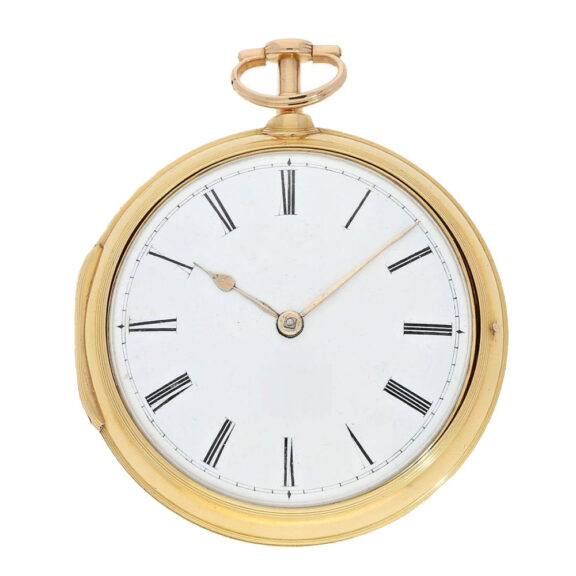 Heavy English gold paircase verge pocket watch Circa 1793