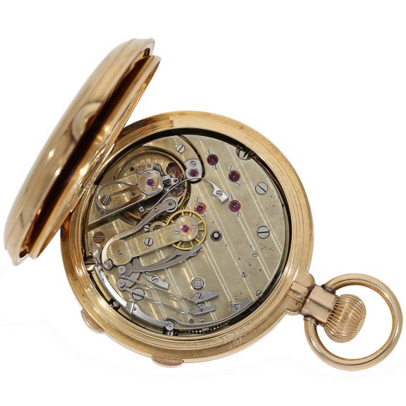 Swiss split-second chronograph with diablotine Circa 1860 Swiss split-second chronograph with diablotine Circa 1860