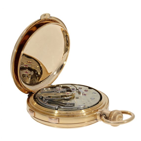 Swiss split-second chronograph with diablotine Circa 1860 Swiss split-second chronograph with diablotine Circa 1860