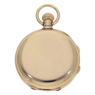 Swiss split-second chronograph with diablotine Circa 1860
