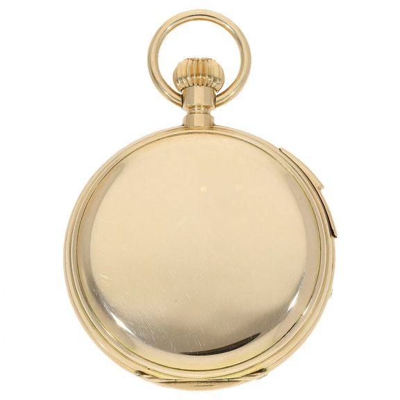 Rare German hunting cased repeating watch with date Circa 1871 Rare German hunting cased repeating watch with date Circa 1871