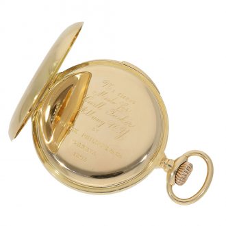 Swiss repeating precision Ankerchronometer watch Circa 1903