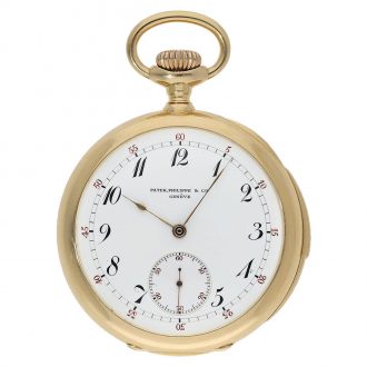 Swiss repeating precision Ankerchronometer watch Circa 1903