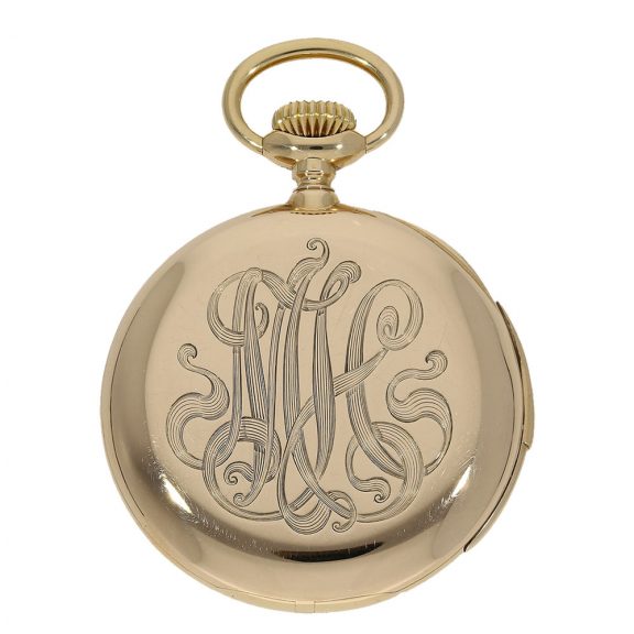 Swiss minute repeating open faced precision watch Circa 1902 Swiss minute repeating open faced precision watch Circa 1902