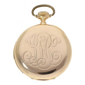 Rare Swiss minute repeating open faced pocket watch Circa 1893 Rare Swiss minute repeating open faced pocket watch Circa 1893