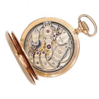 Rare Swiss minute repeating open faced pocket watch Circa 1893 Rare Swiss minute repeating open faced pocket watch Circa 1893