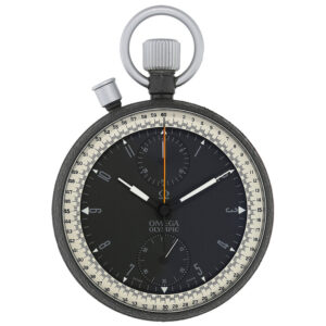 Swiss coated metal split seconds lever chronograph Circa 1964