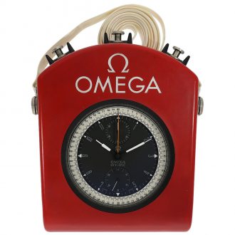 Swiss coated metal split seconds lever chronograph Circa 1964
