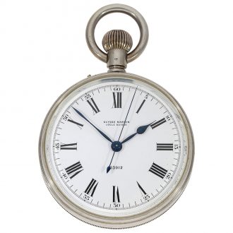 High-precision Swiss pocket deck chronometer watch Circa 1942