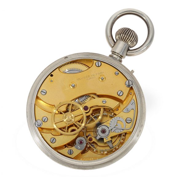 High-precision Swiss pocket deck chronometer watch Circa 1942 High-precision Swiss pocket deck chronometer watch Circa 1942