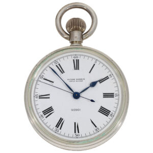 High-precision Swiss pocket deck chronometer watch Circa 1942