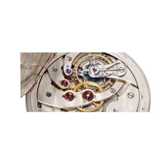 Very fine Swiss silver niëllo lever pocket watch Circa 1920