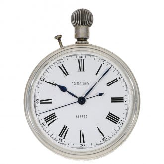 High-precision Swiss military deck chronometer Circa 1942 High-precision Swiss military deck chronometer Circa 1942
