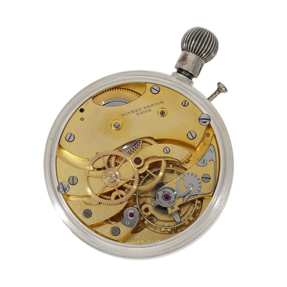 High-precision Swiss military deck chronometer Circa 1942 High-precision Swiss military deck chronometer Circa 1942