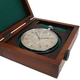 Swiss metal military centre seconds pocket watch Circa 1930