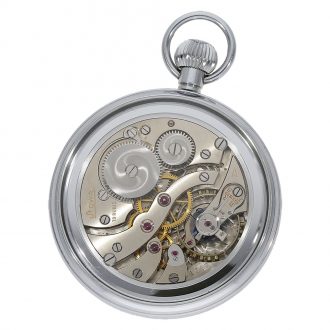 German unworn chromed lever military deck watch Circa 1940