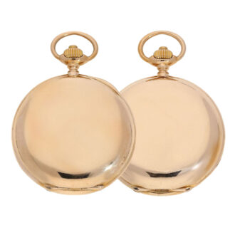 German gold full hunting Glashütte pocket watch Circa 1902