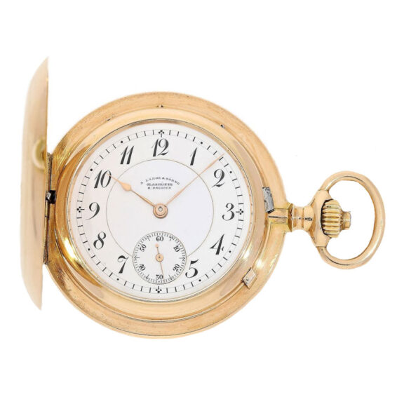 German gold prime quality 1A with enameled case Circa 1899 German gold prime quality 1A with enameled case Circa 1899