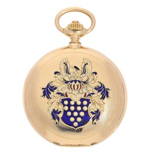 German gold prime quality 1A with enameled case Circa 1899