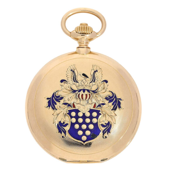 German gold prime quality 1A with enameled case Circa 1899