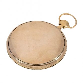 French rose gold quarter repeating cylinder watch Circa 1820