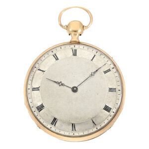 French rose gold quarter repeating cylinder watch Circa 1820