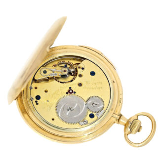 German gold quater repeating lever pocket watch Circa 1918 German gold quater repeating lever pocket watch Circa 1918