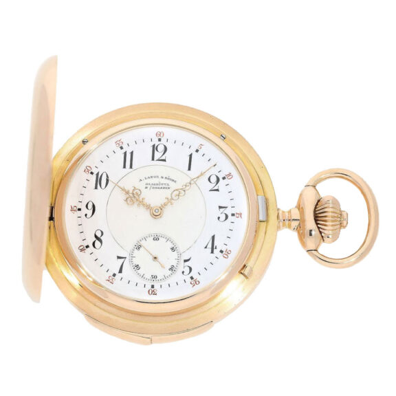 Very heavy German gold minute repeating watch Circa 1895