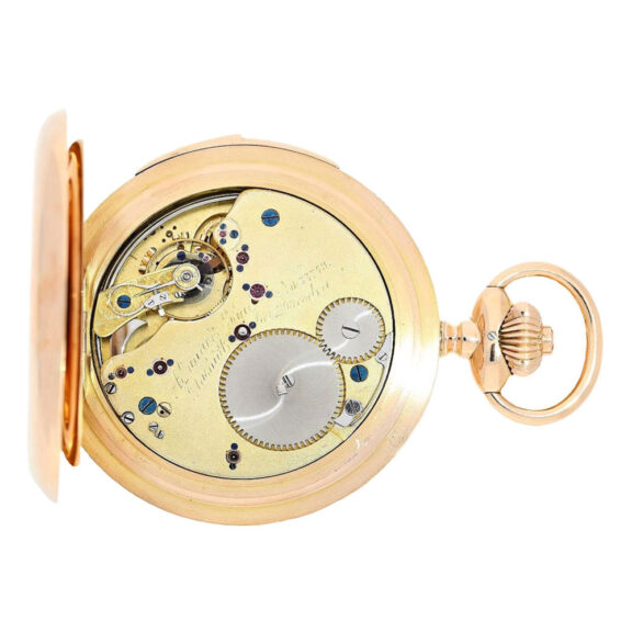 Very heavy German gold minute repeating watch Circa 1895 Very heavy German gold minute repeating watch Circa 1895