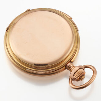 A Swiss14k solid gold pocket watch repeater Circa 1910