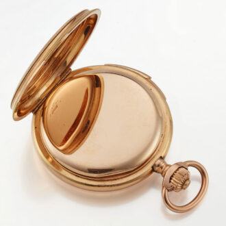 A Swiss14k solid gold pocket watch repeater Circa 1910