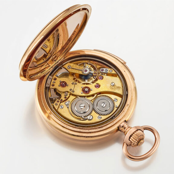 A Swiss14k solid gold pocket watch repeater Circa 1910 A Swiss14k solid gold pocket watch repeater Circa 1910