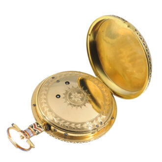 English gold duplex made for the chinese market Circa 1810