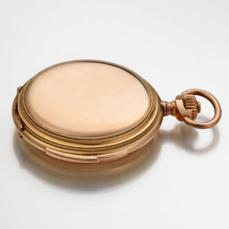 A Swiss14k solid gold pocket watch repeater Circa 1910