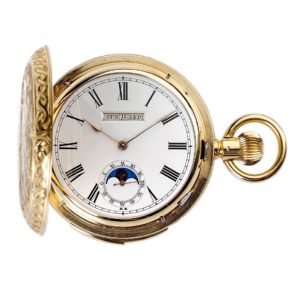 Swiss 18k gold minute repeating complicated lever Circa 1900