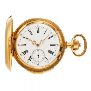 Swiss gold minute repeater by Js Calame-Robert Circa 1895
