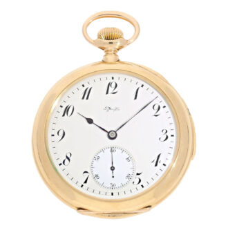 Swiss gold minute repeating lever pocket watch Circa 1901