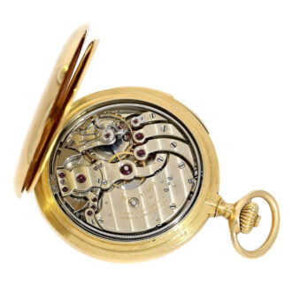 Swiss gold five minute repeating pocket watch Circa 1900