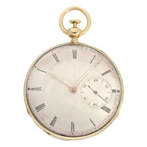 Rare Swiss gold quarter repeating pocket watch Circa 1830