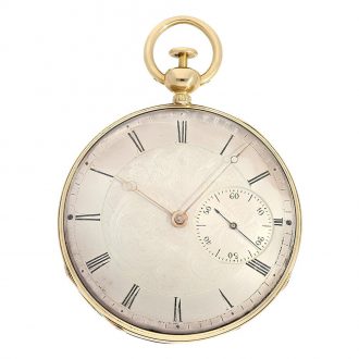 Rare Swiss gold quarter repeating pocket watch Circa 1830