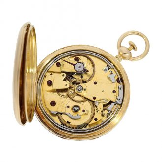 Rare Swiss gold quarter repeating pocket watch Circa 1830