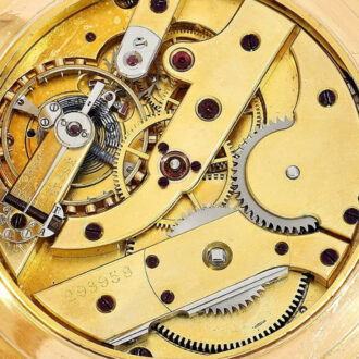 Swiss gold observatory chronometer pocket watch Circa 1895