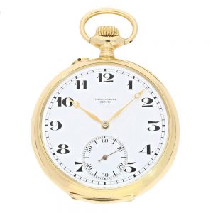 Swiss gold observatory chronometer lever watch Circa 1920